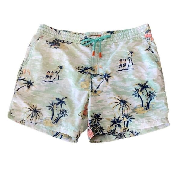 Tori Richard Hawaiian Swim Trunks Mesh Lined Shorts Men’s 38 - Picture 1 of 6